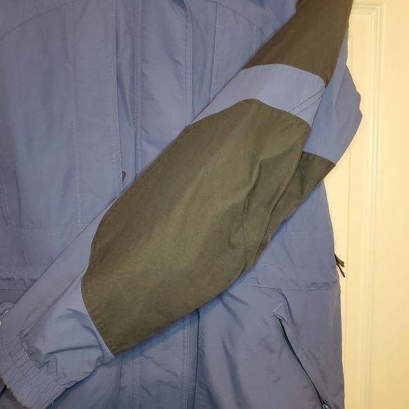 Womens Columbia Sz S Double Wammy Interchange 2-N-1 Blue Gray Ski Winter Jacket - Picture 8 of 16